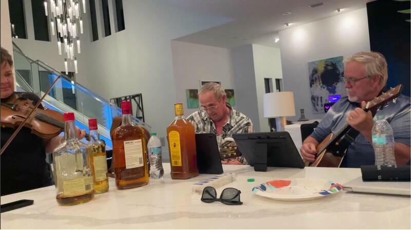 Uncle Chris' Band recording session